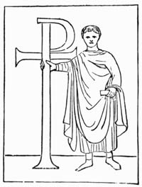 Illustration: Fig. 61.&mdash;Monogram, united with the Cross.