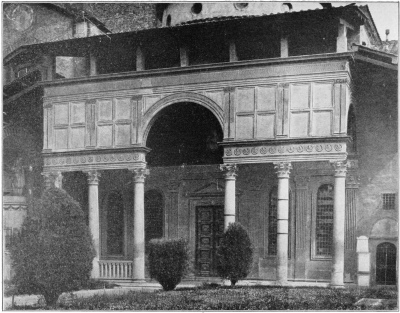 CHAPEL OF THE PAZZI, CHURCH OF SANTA CROCE, FLORENCE,
TUSCANY.