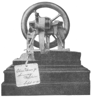 Howe’s first sewing machine.

Photo. Brown Bros., N. Y.