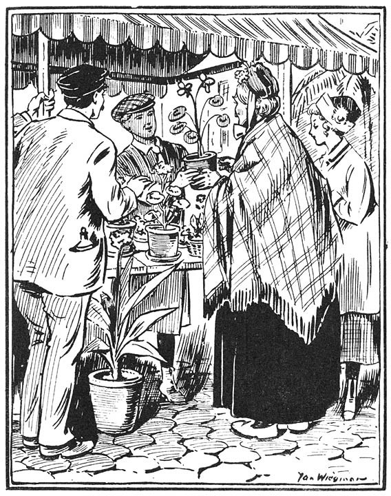 &rsquo;s Donderdags op de bloemenmarkt.