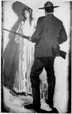 “SHE STEPPED BACK AGAINST THE WALL, HER WONDROUS, DEEP,
GRAY EYES WIDE AND TROUBLED”