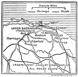 Image unavailable: Position of the IVth German Army Corps Twelve Hours after
Landing at Weybourne, Norfolk

GEORGE PHILIP & SON LTD.