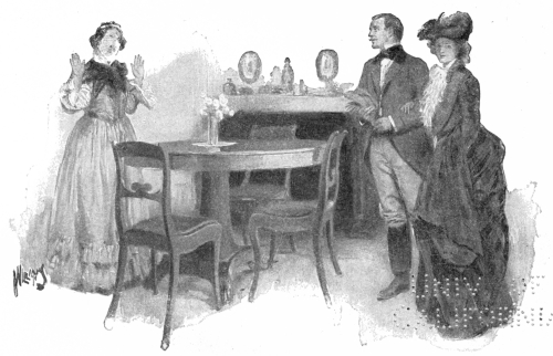 “AUNT POLLY!” HE SAID ABRUPTLY, “I WANT YOUR PERMISSION
TO MARRY DOROTHY.”