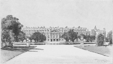 Image unavailable: GARDEN FRONT, HAMPTON COURT.

DRAWN BY JOSEPH PENNELL, ENGRAVED BY J. F. JUNGLING.