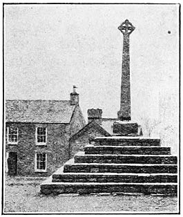 The old stone cross at St. David&rsquo;s, around which funeral processions marched in former times.