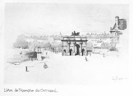 Image unavailable: L&rsquo;arc de Triomphe du Carrousel.