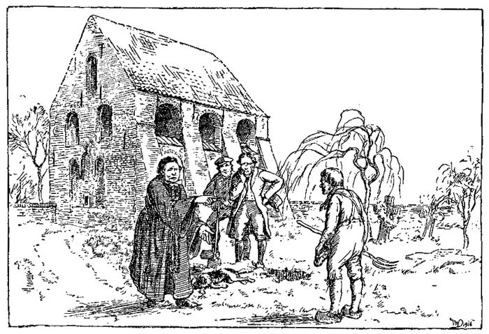 Pastoor biskrobbet boer
Michel.&mdash;Stiennen klokkestoel.