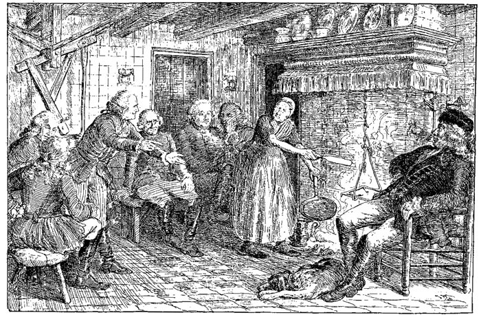 De hege gasten op &rsquo;e
Froskepôlle.