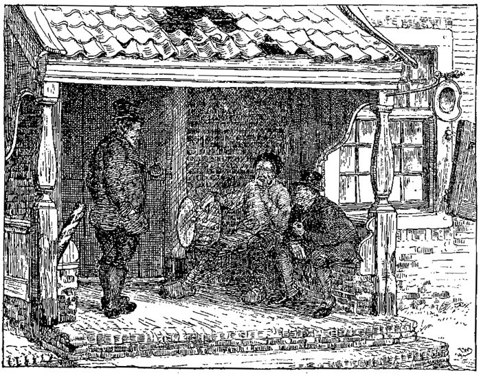 Yn &rsquo;e stoepe fen
Joute-baes.