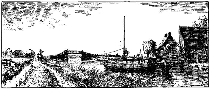 Ljouwerter trekskip to
Spyktille.