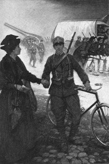 &ldquo;Five minutes at the most I had with him there by the side
of the highroad....&rdquo;