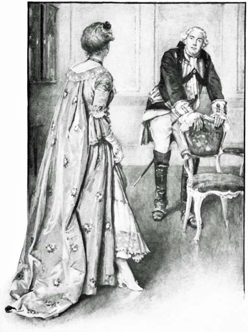  “Yvonne, of course; Yvonne of the spotless ankles,”
she lifted her dress a few inches