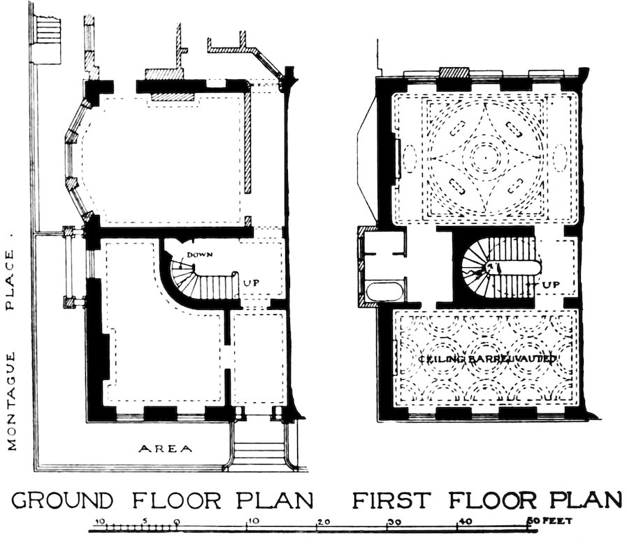GROUND FLOOR PLAN FIRST FLOOR PLAN