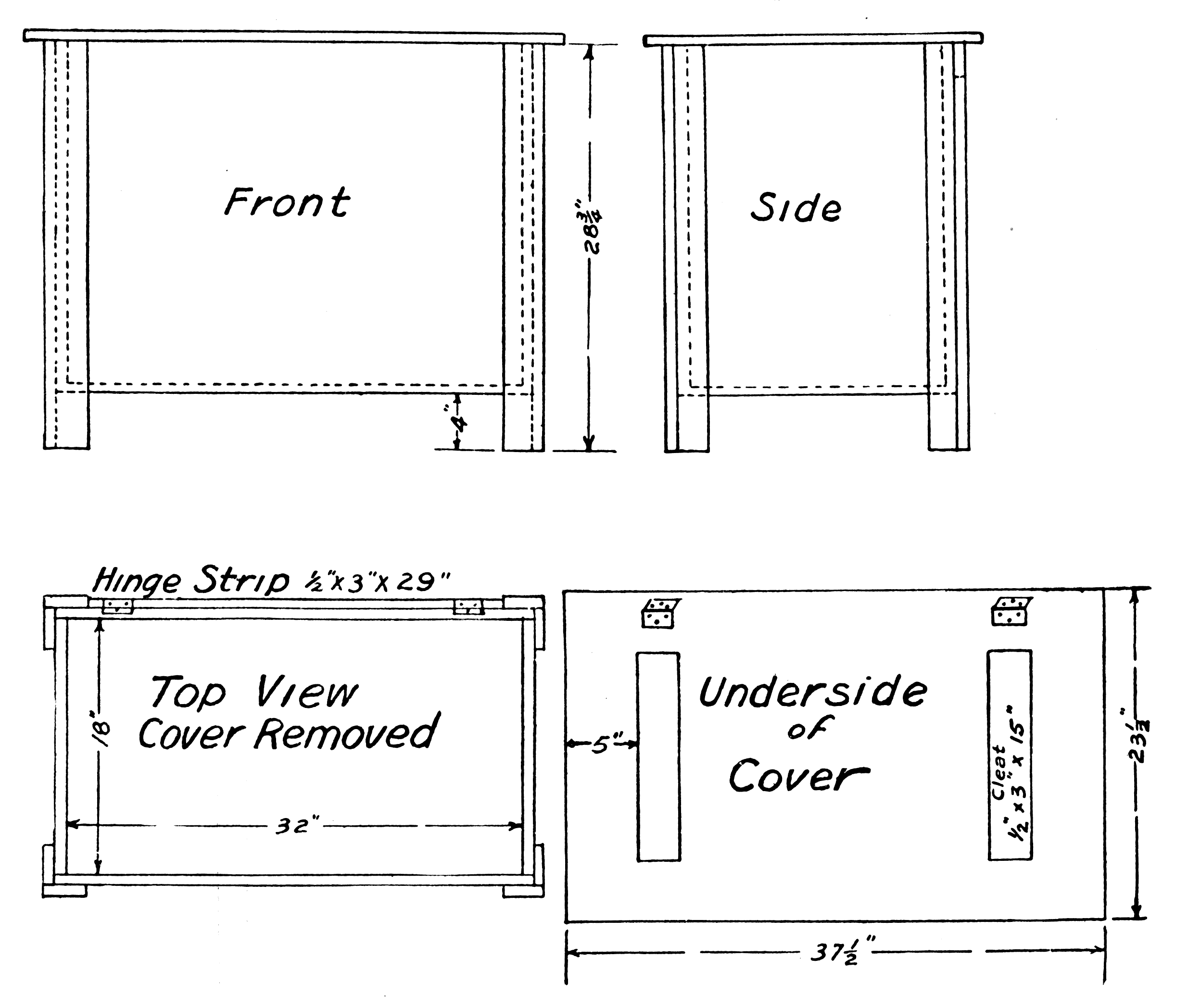 wood box plans