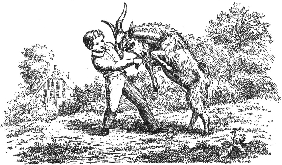 Lithographie aus 'Noch
  50 Fabeln'