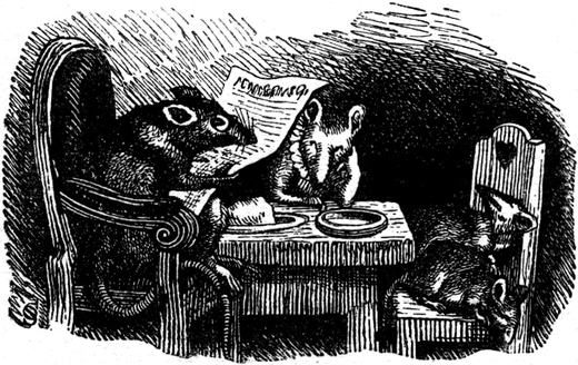 Aus 'Hausmäuschen und
  Feldmäuschen'