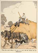 When they aren't riding on the hay, or to town with
the Toyman and Ole Methusaleh