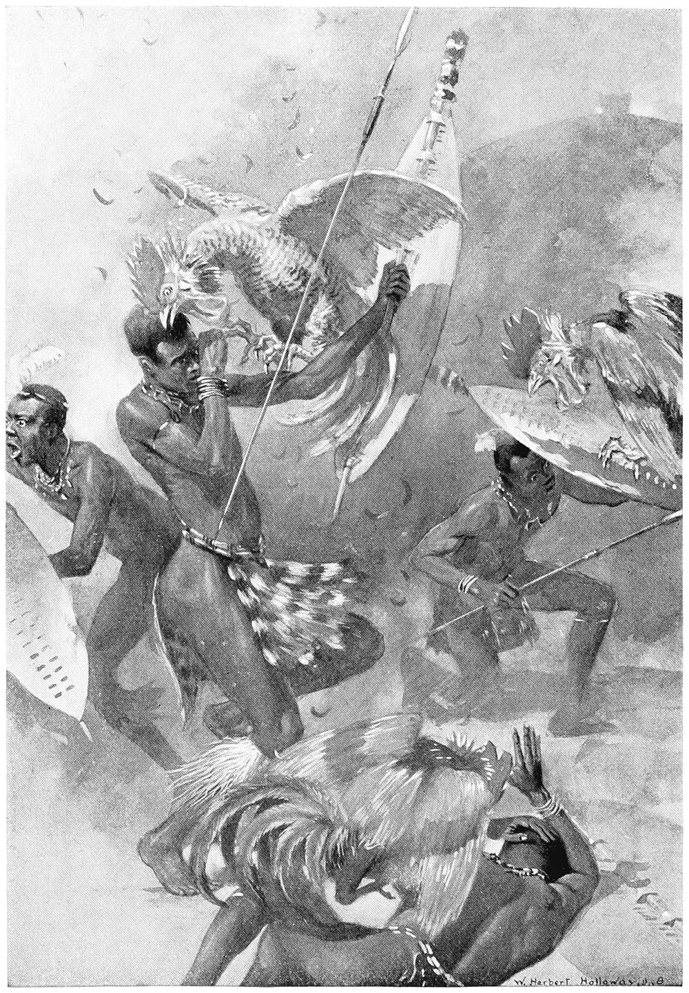 “Such was their strength and ferocity that but two or three escaped alive out of the whole regiment.”