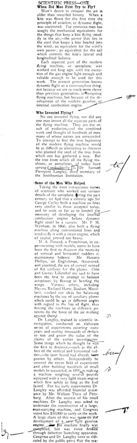 Example of galley proof