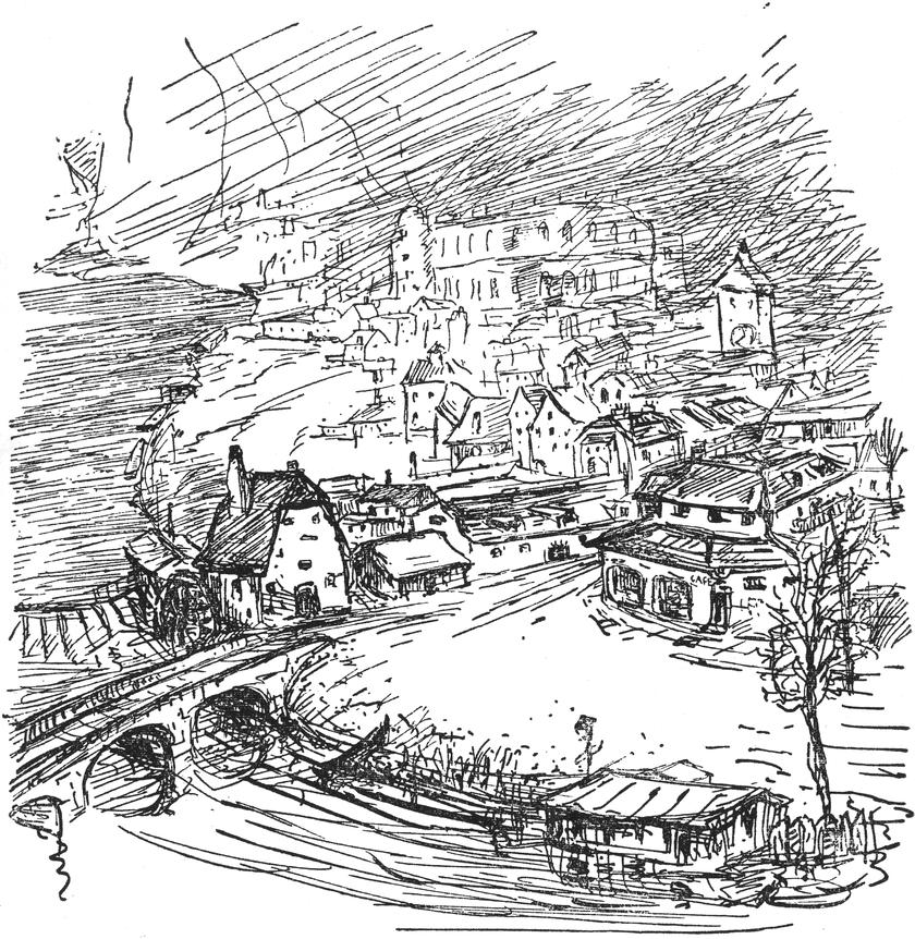 Perle, die Hauptstadt des
  Reiches, am Negro-Fluss