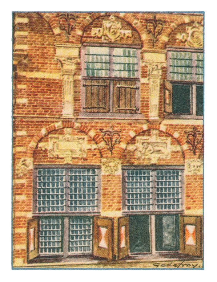 45. GORINCHEM, Detail Huis Bethlehem