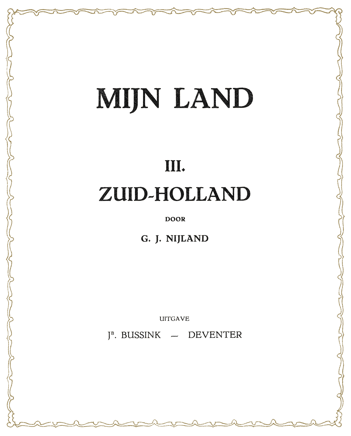 Oorspronkelijke titelpagina.