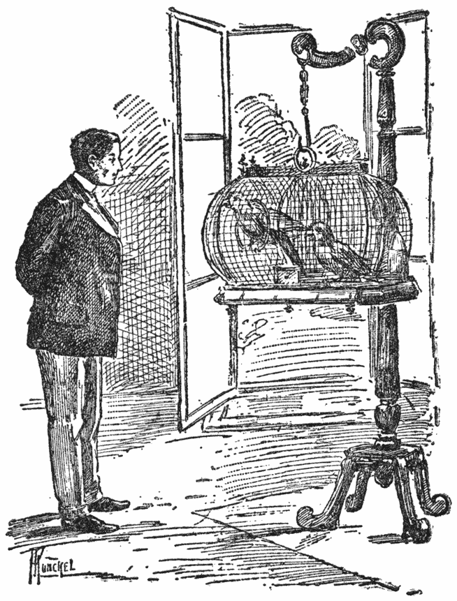 ze hieven integendeel, zoodra Rudolf binnenkwam, een allervervaarlijkst gekrijsch tegen hem aan.