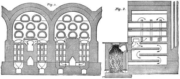 GAS RETORTS WITH REGENERATIVE FURNACES .--GLASGOW CORPORATION GAS WORKS.